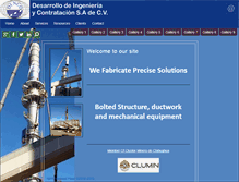 Tablet Screenshot of dincosa.com